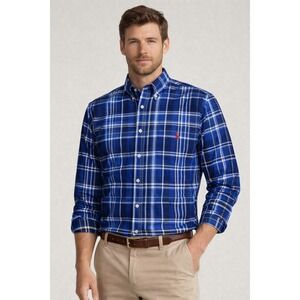 NEW Polo Ralph Lauren Men's Classic Fit Plaid Button Down Shirt XXL Oxford